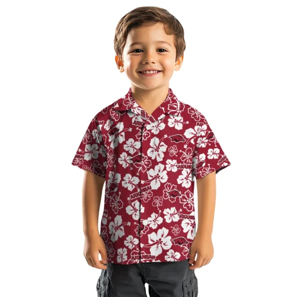arkansas-razorbacks-hawaiian-shirt-hibiscus-flower-design-top-rated.webp