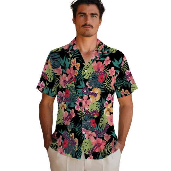 Atlanta Braves Hawaiian Shirt Customized Hibiscus Paradise Fashion Forward Atlanta Braves Hawaiian Shirt Customized Hibiscus Paradise Fashion Forward