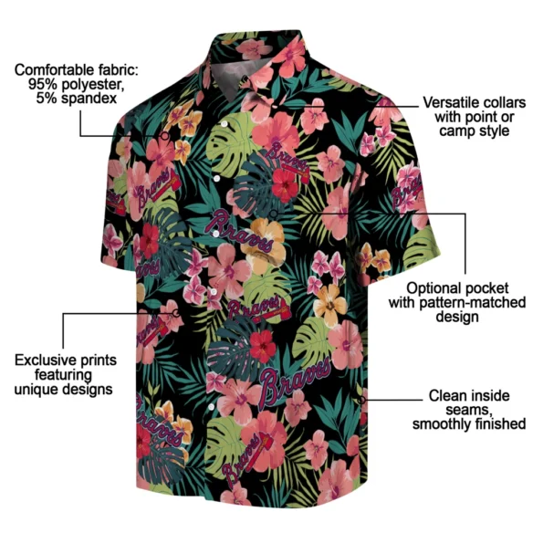 Atlanta Braves Hawaiian Shirt Customized Hibiscus Paradise New Arrival Atlanta Braves Hawaiian Shirt Customized Hibiscus Paradise New Arrival
