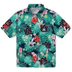 Auburn Tigers Hawaiian Shirt - Personalized Hibiscus Blossoms Navy Blue 1 Auburn Tigers Hawaiian Shirt Personalized Hibiscus Blossoms Navy Blue Best Selling