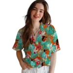 Baltimore Orioles Hawaiian Shirt Custom Hibiscus Blossoms Orange Best Selling
