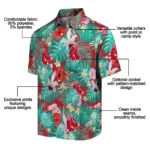 Boston Red Sox Hawaiian Shirt Customized Hibiscus Blossoms Red Best Selling