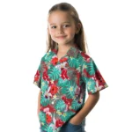 Boston Red Sox Hawaiian Shirt Customized Hibiscus Blossoms Red Best Selling