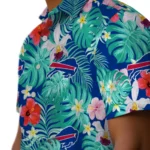 Buffalo Bills Hawaiian Shirt Personalized Hibiscus Blossoms Blue Best Selling