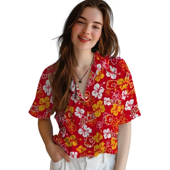 calgary-flames-hawaiian-shirt-hibiscus-flower-design-latest-model.webp