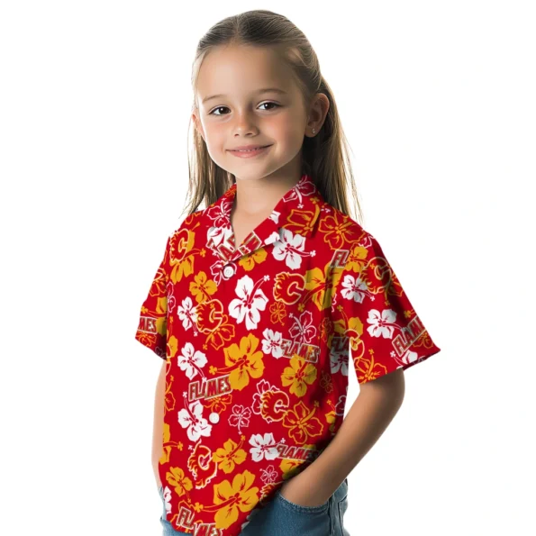 calgary-flames-hawaiian-shirt-hibiscus-flower-design-premium-grade.webp