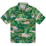 Charlotte 49ers Hawaiian Shirt - Tropical Palms 1 charlotte-49ers-hawaiian-shirt-hawaii-island-best-selling.webp