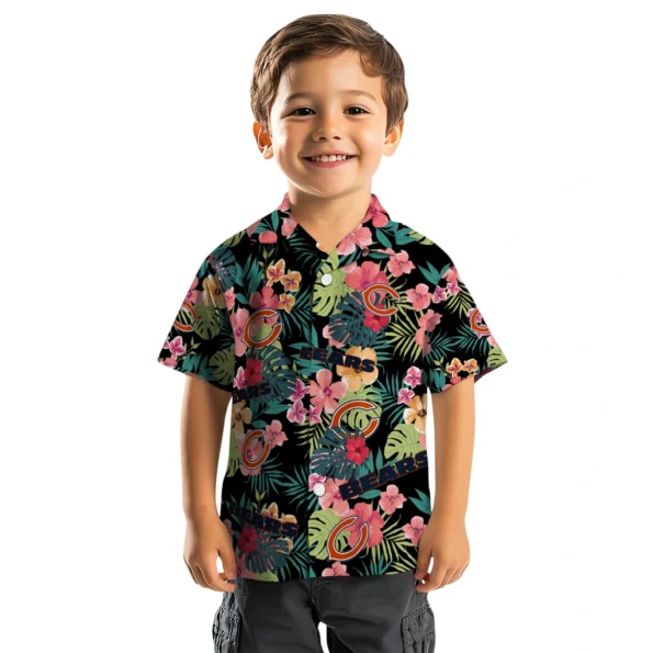 Chicago Bears Hawaiian Shirt Custom Hibiscus Paradise Top Rated