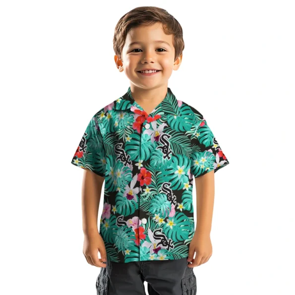 Chicago White Sox Hawaiian Shirt Custom Hibiscus Blossoms Black Top Rated Chicago White Sox Hawaiian Shirt Custom Hibiscus Blossoms Black Top Rated
