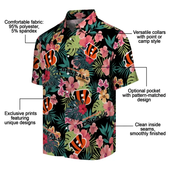 Cincinnati Bengals Hawaiian Shirt Customized Hibiscus Paradise New Arrival