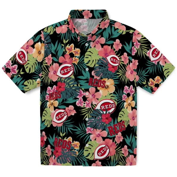 Cincinnati Reds Hawaiian Shirt Custom Hibiscus Paradise Best Selling Cincinnati Reds Hawaiian Shirt Custom Hibiscus Paradise Best Selling