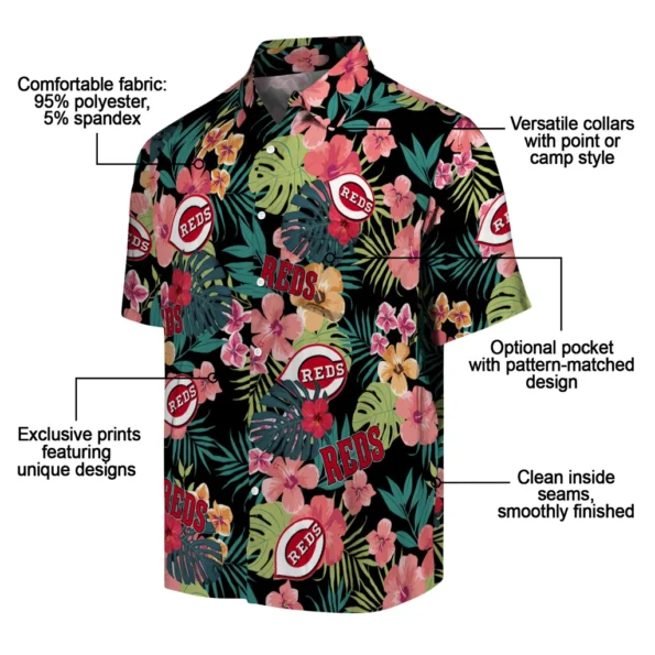 Cincinnati Reds Hawaiian Shirt Custom Hibiscus Paradise New Arrival Cincinnati Reds Hawaiian Shirt Custom Hibiscus Paradise New Arrival