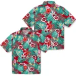 Cincinnati Reds Hawaiian Shirt Customized Hibiscus Blossoms Red Best Selling