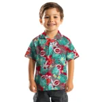 Cincinnati Reds Hawaiian Shirt Customized Hibiscus Blossoms Red Best Selling