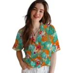 Clemson Tigers Hawaiian Shirt Custom Hibiscus Blossoms Orange Best Selling