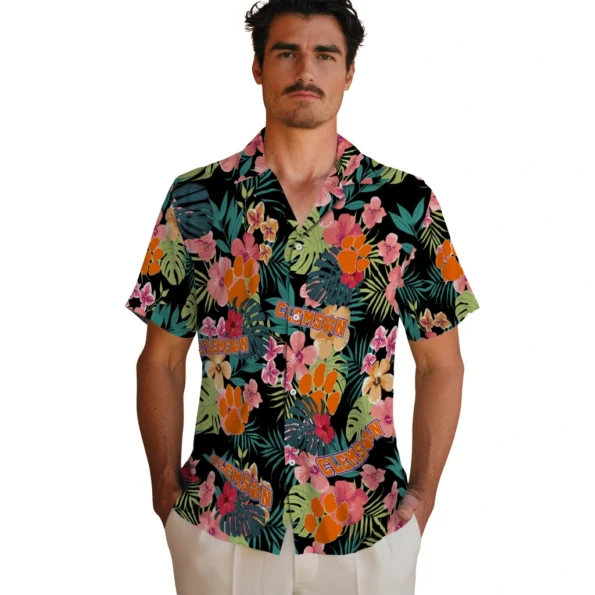 Clemson Tigers Hawaiian Shirt Personalized Hibiscus Paradise Fashion Forward Clemson Tigers Hawaiian Shirt Personalized Hibiscus Paradise Fashion Forward