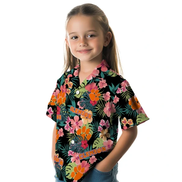 Clemson Tigers Hawaiian Shirt Personalized Hibiscus Paradise Premium Grade Clemson Tigers Hawaiian Shirt Personalized Hibiscus Paradise Premium Grade