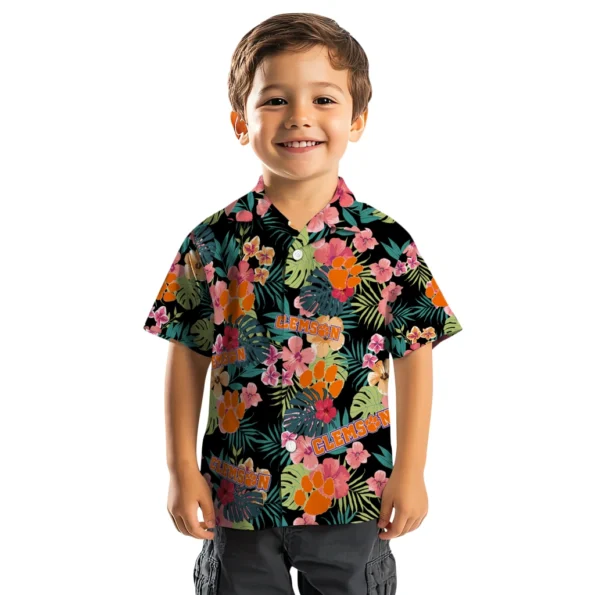 Clemson Tigers Hawaiian Shirt Personalized Hibiscus Paradise Top Rated Clemson Tigers Hawaiian Shirt Personalized Hibiscus Paradise Top Rated