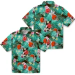 Cleveland Browns Hawaiian Shirt Custom Hibiscus Blossoms Brown Best Selling