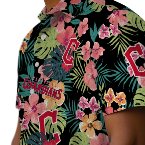 Cleveland Guardians Hawaiian Shirt Customized Hibiscus Paradise Trendy