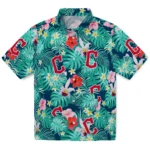 Cleveland Guardians Hawaiian Shirt - Personalized Hibiscus Blossoms Navy Blue 1 Cleveland Guardians Hawaiian Shirt Personalized Hibiscus Blossoms Navy Blue Best Selling