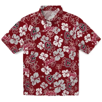 Colgate Raiders Hawaiian Shirt - Tropical Floral Pattern