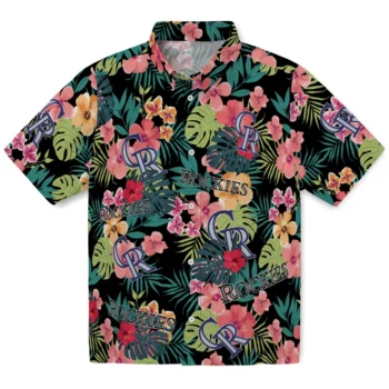 Colorado Rockies Hawaiian Shirt Personalized Hibiscus Paradise Best Selling