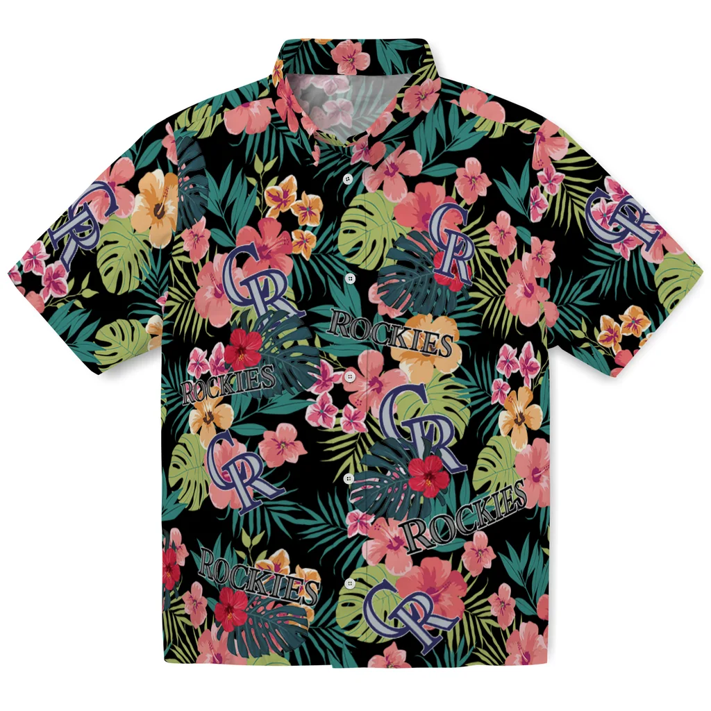 Colorado Rockies Hawaiian Shirt Personalized Hibiscus Paradise Best Selling Colorado Rockies Hawaiian Shirt Personalized Hibiscus Paradise Best Selling