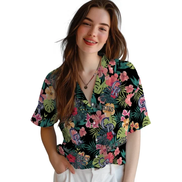 Colorado Rockies Hawaiian Shirt Personalized Hibiscus Paradise Latest Model