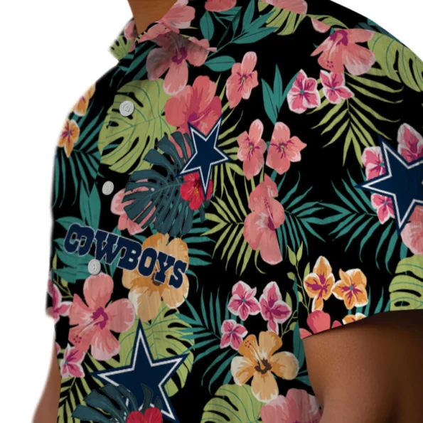 Dallas Cowboys Hawaiian Shirt Custom Hibiscus Paradise Trendy Dallas Cowboys Hawaiian Shirt Custom Hibiscus Paradise Trendy