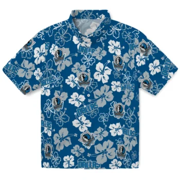 Dallas Mavericks Hawaiian Shirt - Tropical Floral Pattern
