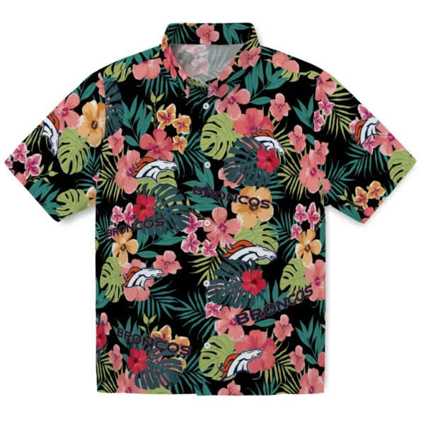 Denver Broncos Hawaiian Shirt Customized Hibiscus Paradise Best Selling Denver Broncos Hawaiian Shirt Customized Hibiscus Paradise Best Selling