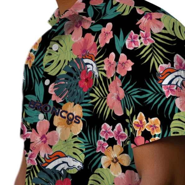 Denver Broncos Hawaiian Shirt Customized Hibiscus Paradise Trendy Denver Broncos Hawaiian Shirt Customized Hibiscus Paradise Trendy