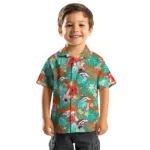 Denver Broncos Hawaiian Shirt Personalized Hibiscus Blossoms Orange Best Selling
