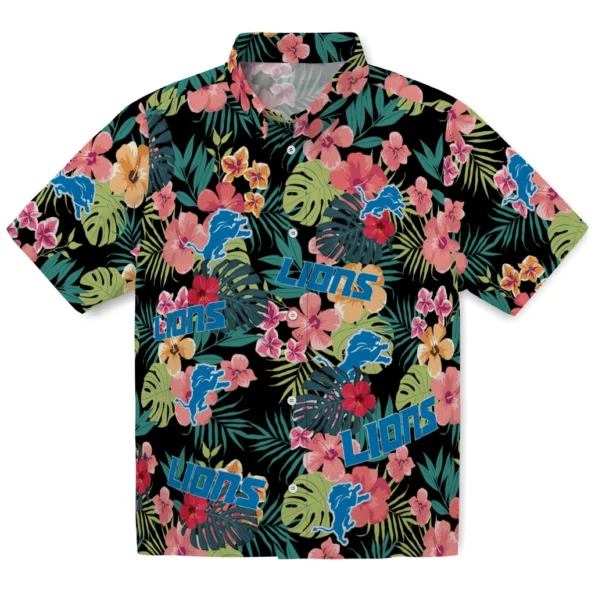 Detroit Lions Hawaiian Shirt Personalized Hibiscus Paradise Best Selling Detroit Lions Hawaiian Shirt Personalized Hibiscus Paradise Best Selling