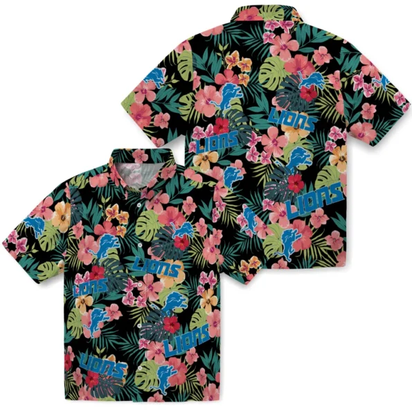 Detroit Lions Hawaiian Shirt Personalized Hibiscus Paradise High Quality Detroit Lions Hawaiian Shirt Personalized Hibiscus Paradise High Quality
