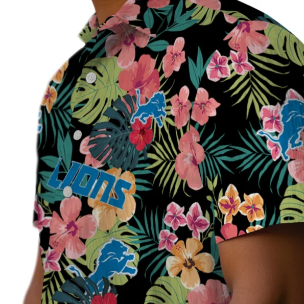 Detroit Lions Hawaiian Shirt Personalized Hibiscus Paradise Trendy Detroit Lions Hawaiian Shirt Personalized Hibiscus Paradise Trendy