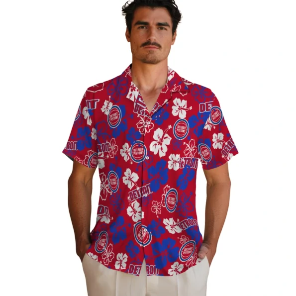 detroit-pistons-hawaiian-shirt-hibiscus-flower-design-fashion-forward.webp