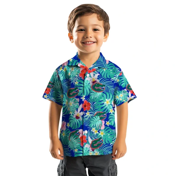 Florida Gators Hawaiian Shirt Personalized Hibiscus Blossoms Blue Top Rated Florida Gators Hawaiian Shirt Personalized Hibiscus Blossoms Blue Top Rated