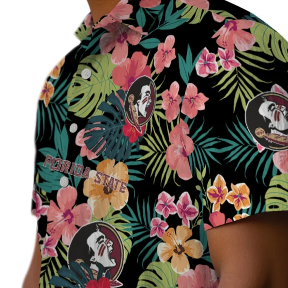 Florida State Seminoles Hawaiian Shirt Personalized Hibiscus Paradise Trendy Florida State Seminoles Hawaiian Shirt Personalized Hibiscus Paradise Trendy