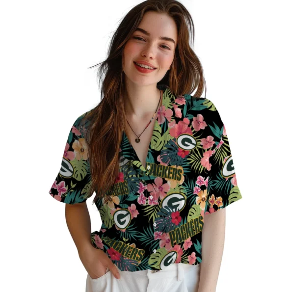 Green Bay Packers Hawaiian Shirt Custom Hibiscus Paradise Latest Model