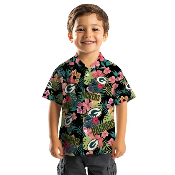 Green Bay Packers Hawaiian Shirt Custom Hibiscus Paradise Top Rated