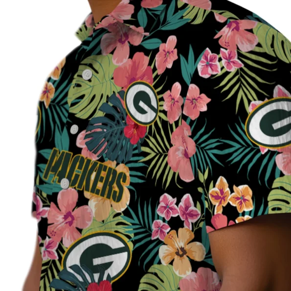 Green Bay Packers Hawaiian Shirt Custom Hibiscus Paradise Trendy