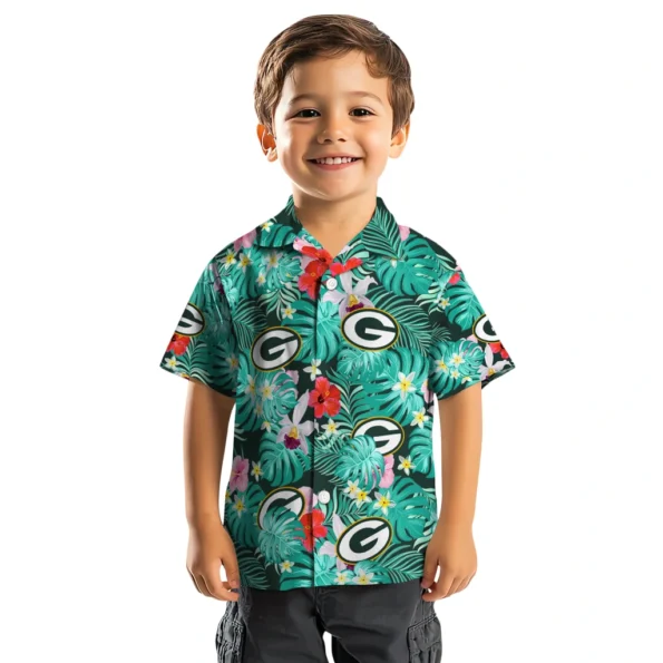 Green Bay Packers Hawaiian Shirt Customized Hibiscus Blossoms Green Top Rated Green Bay Packers Hawaiian Shirt Customized Hibiscus Blossoms Green Top Rated