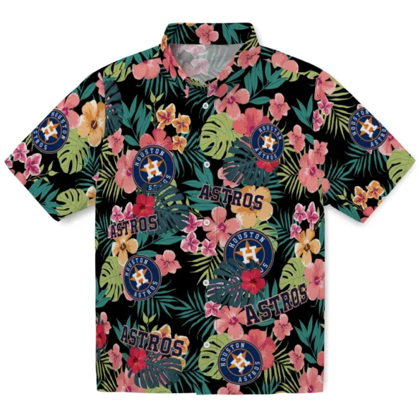 Houston Astros Hawaiian Shirt Customized Hibiscus Paradise Best Selling Houston Astros Hawaiian Shirt Customized Hibiscus Paradise Best Selling