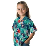 Houston Astros Hawaiian Shirt Personalized Hibiscus Blossoms Blue Best Selling