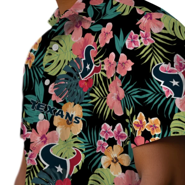 Houston Texans Hawaiian Shirt Customized Hibiscus Paradise Trendy