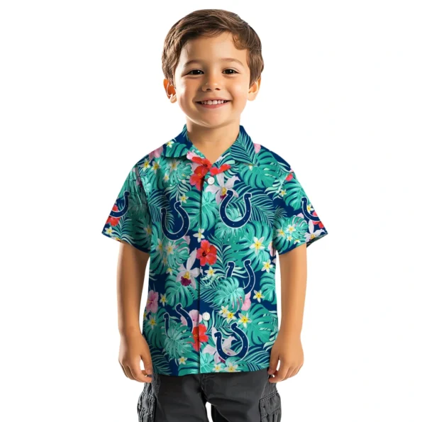 Indianapolis Colts Hawaiian Shirt Custom Hibiscus Blossoms Blue Top Rated Indianapolis Colts Hawaiian Shirt Custom Hibiscus Blossoms Blue Top Rated