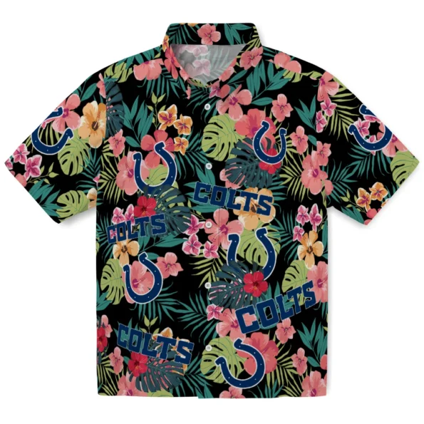 Indianapolis Colts Hawaiian Shirt Personalized Hibiscus Paradise Best Selling Indianapolis Colts Hawaiian Shirt Personalized Hibiscus Paradise Best Selling