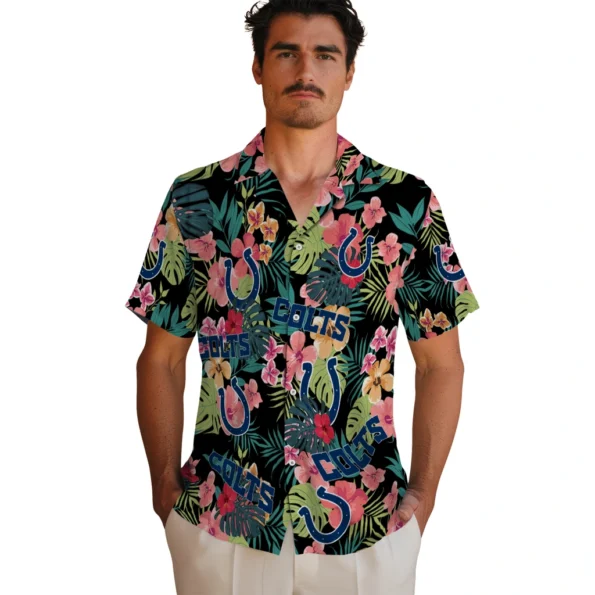 Indianapolis Colts Hawaiian Shirt Personalized Hibiscus Paradise Fashion Forward Indianapolis Colts Hawaiian Shirt Personalized Hibiscus Paradise Fashion Forward